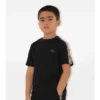 Check Trim Cotton T-Shirt
