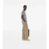 Check Trim Cotton T-Shirt