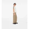 Check Trim Cotton T-Shirt