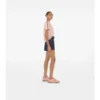 Check Trim Cotton T-Shirt