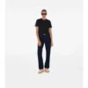 Check Trim Cotton T-Shirt