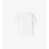 Check Trim Cotton T-Shirt