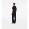 Check Trim Cotton T-Shirt