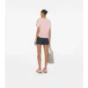 Check Trim Cotton T-Shirt