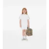 Check Trim Cotton T-Shirt