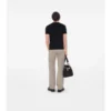 Check Trim Cotton T-Shirt