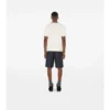 Check Trim Cotton T-Shirt