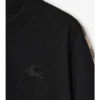 Check Trim Cotton T-Shirt