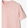 Check Trim Cotton T-Shirt