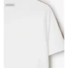 Check Trim Cotton T-Shirt