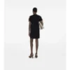 Check Trim Cotton T-Shirt Dress