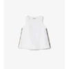 Check Trim Cotton Top