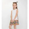 Check Trim Cotton Top
