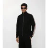 Check Trim Cotton Track Jacket