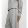 Check Trim Cotton Track Pants