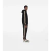 Check Trim Cotton Zip Hoodie