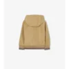 Check Trim Hooded Jacket