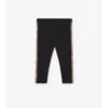 Check Trim Nylon Leggings