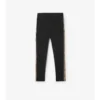 Check Trim Nylon Leggings