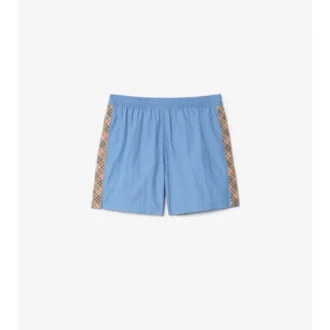 Check Trim Swim Shorts
