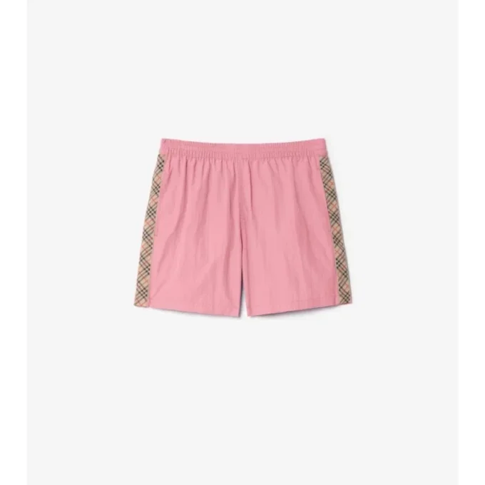 Check Trim Swim Shorts