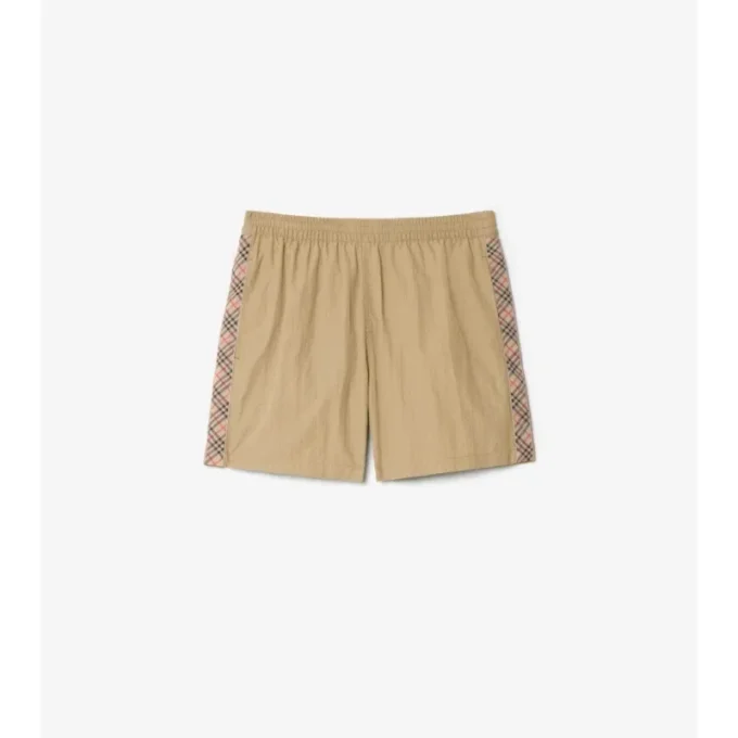 Check Trim Swim Shorts