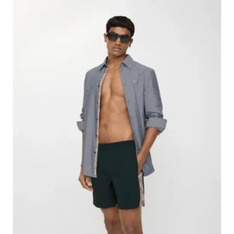 Check Trim Swim Shorts