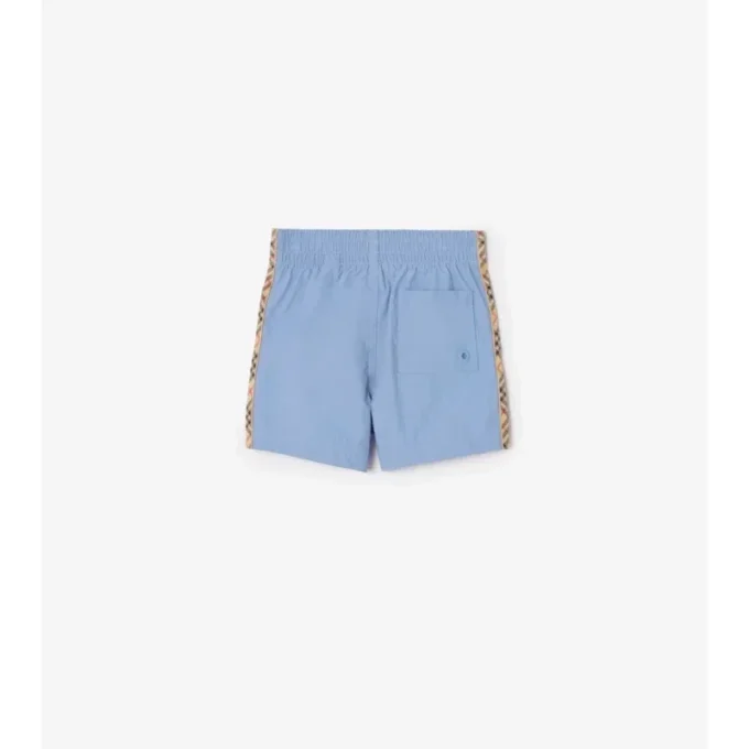 Check Trim Swim Shorts
