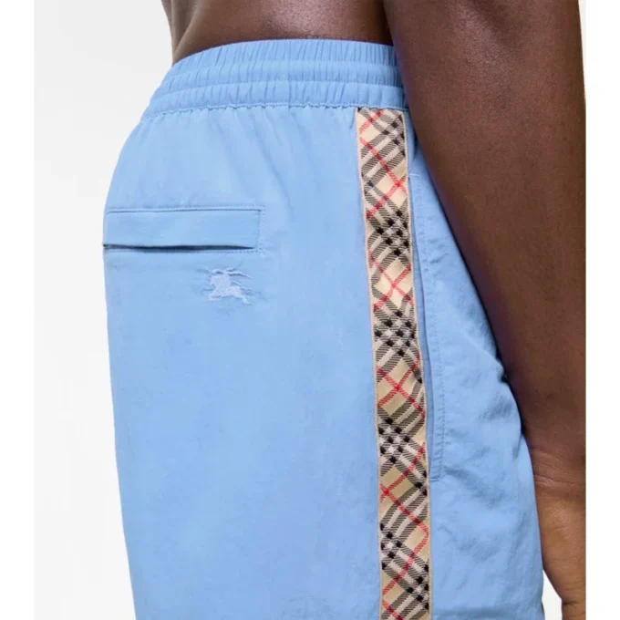 Check Trim Swim Shorts