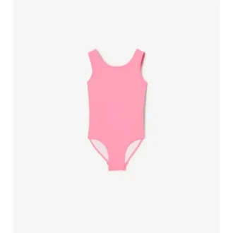 Check Trim Swimsuit
