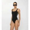 Check Trim Swimsuit