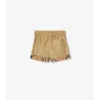 Check Turn-Up Cotton Shorts