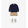 Check Turn-Up Cotton Shorts