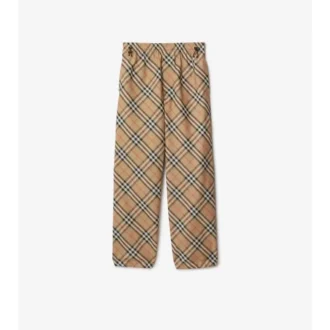 Check Twill Trousers