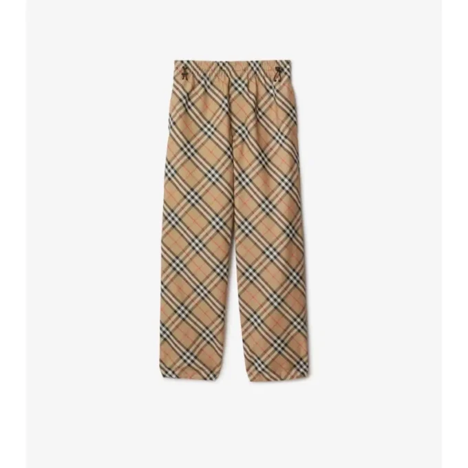 Check Twill Trousers