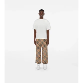 Check Twill Trousers