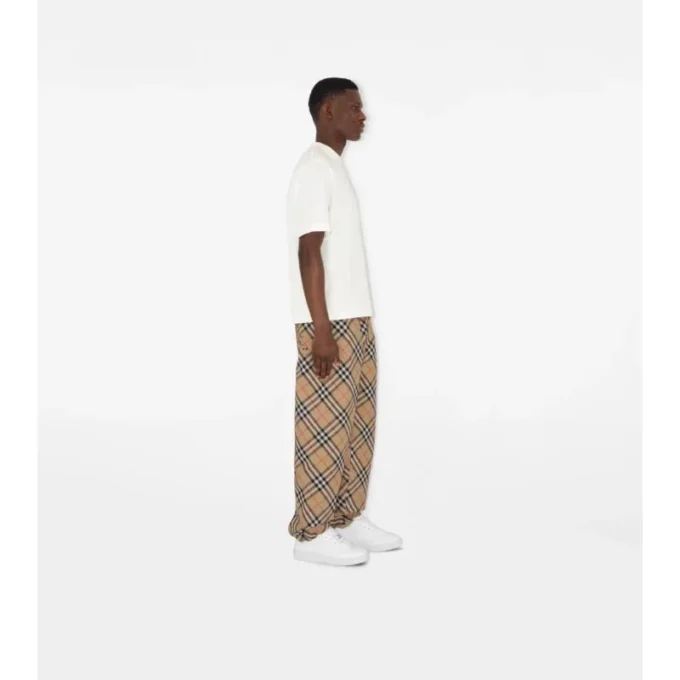 Check Twill Trousers