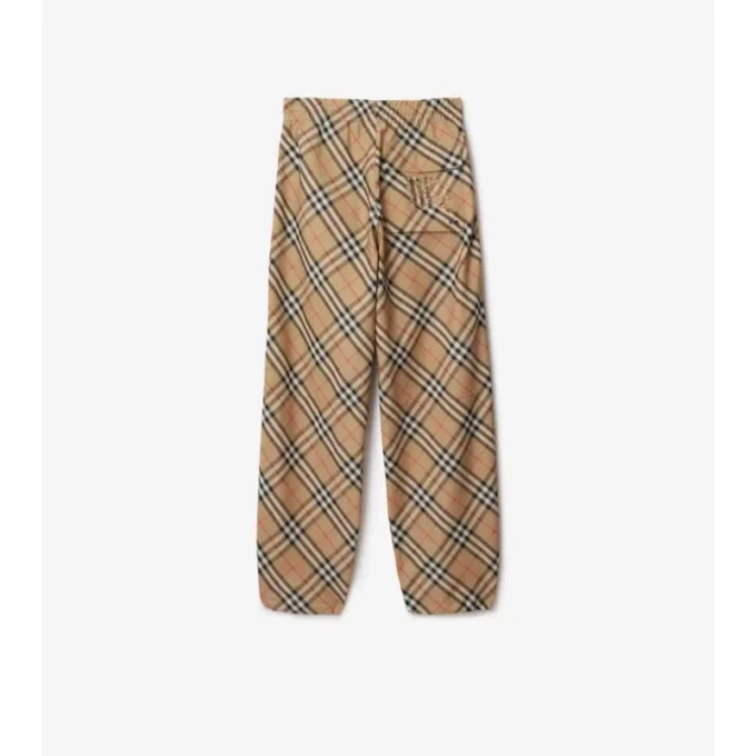 Check Twill Trousers
