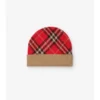 Check Wool Beanie