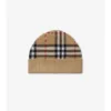 Check Wool Beanie