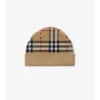 Check Wool Beanie