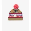 Check Wool Blend Beanie