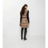 Check Wool Blend Boucla Dress