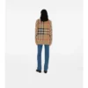 Check Wool Blend Cardigan