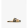 Check Wool Blend Slippers