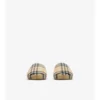 Check Wool Blend Slippers