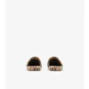 Check Wool Blend Slippers