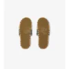 Check Wool Blend Slippers