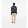 Check Wool Blend Sweater