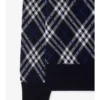Check Wool Blend Sweater